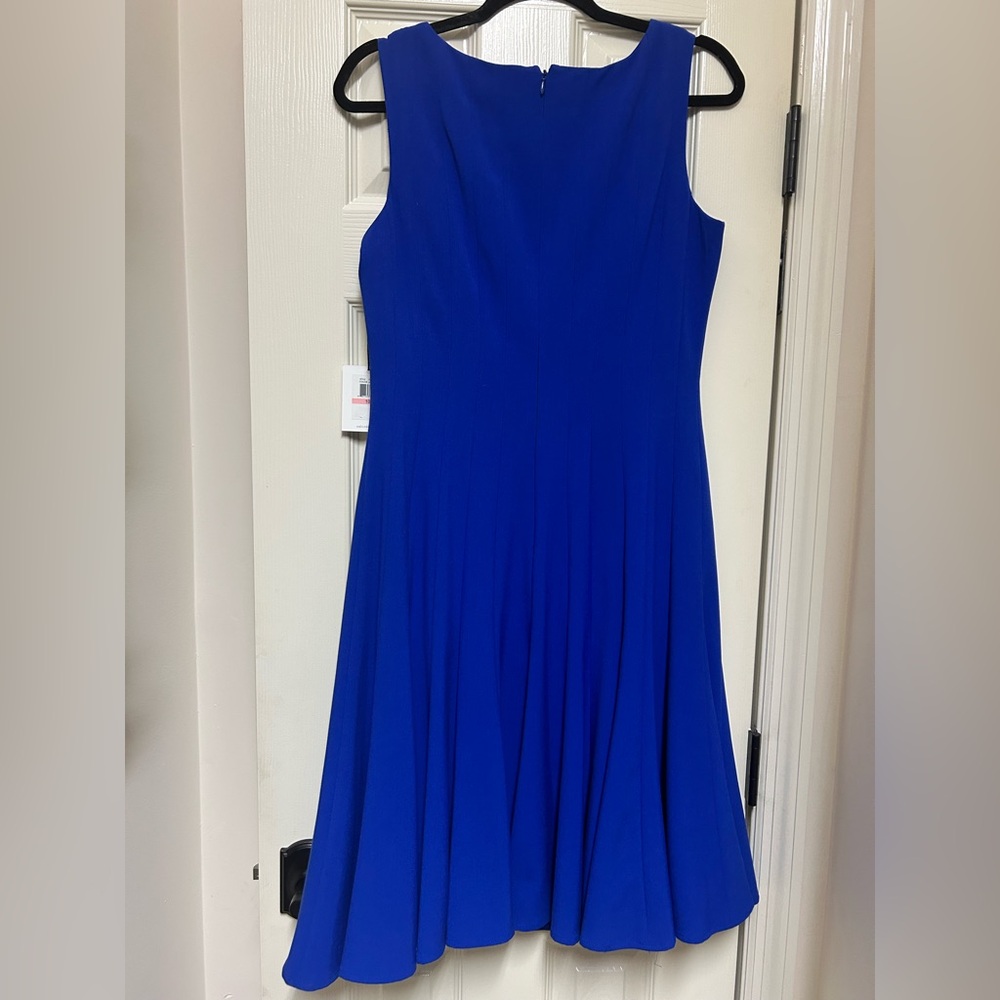 Calvin Klein Collection Royal Blue Midi Dress